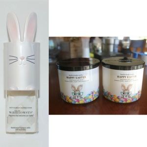 SOLD Bath and Body Works Tutti Frutti Candles & Bunny
